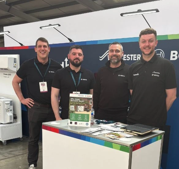 Worcester Bosch staff at Heat Pump Show 2026